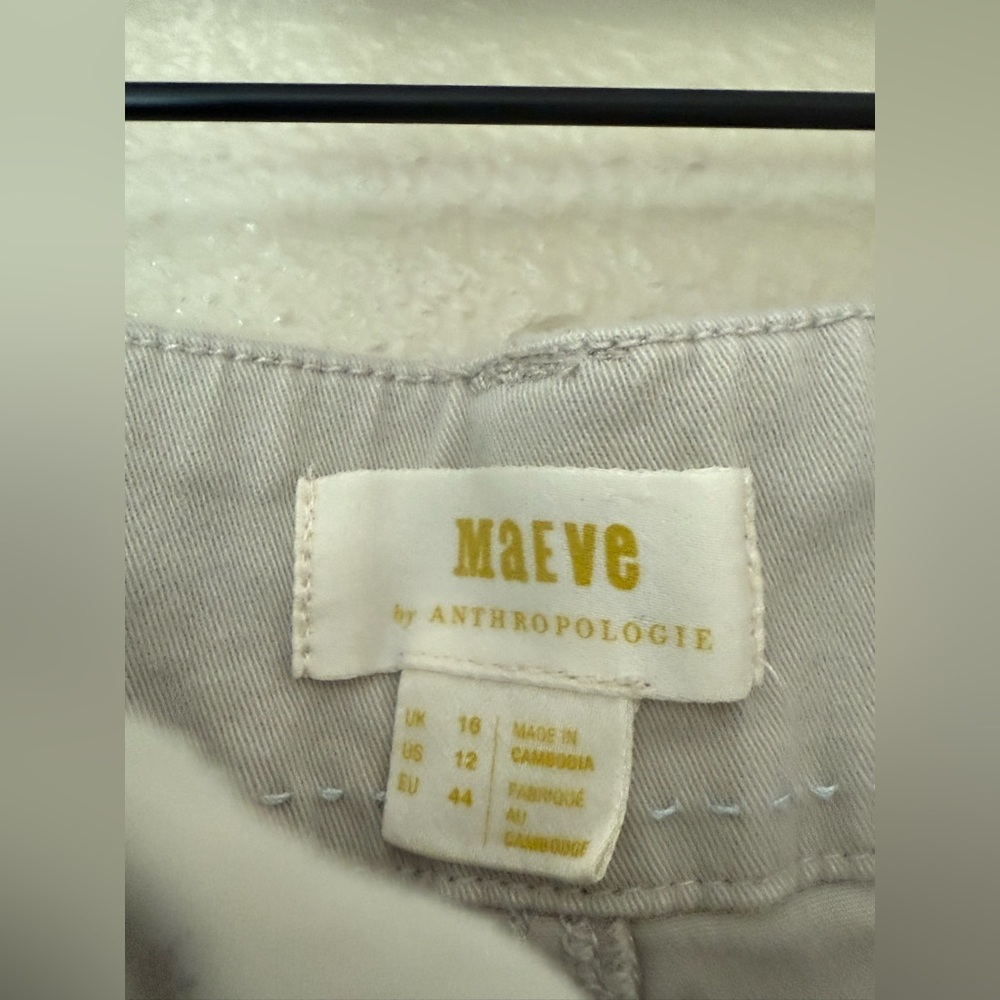 MAEVE By Anthropologie Hallee Embroidered Wide Leg Pants - Picture 4 of 6